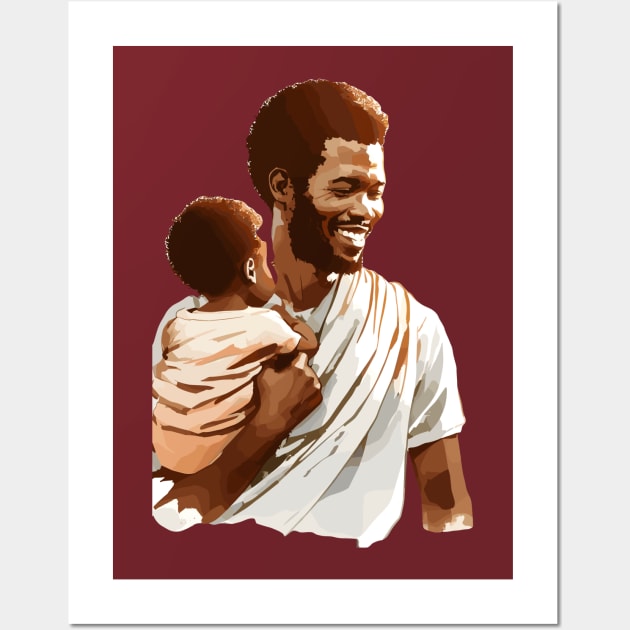 Afrocentric Father And Son Wall Art by Graceful Designs